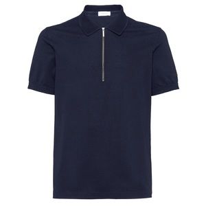 Salvatore Ferragamo Polo with zip collar